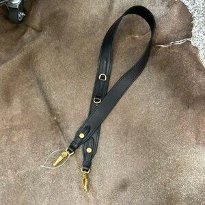 Prada Leather Guitar Bag Stamped Leather Clip on Branded Bag Strap